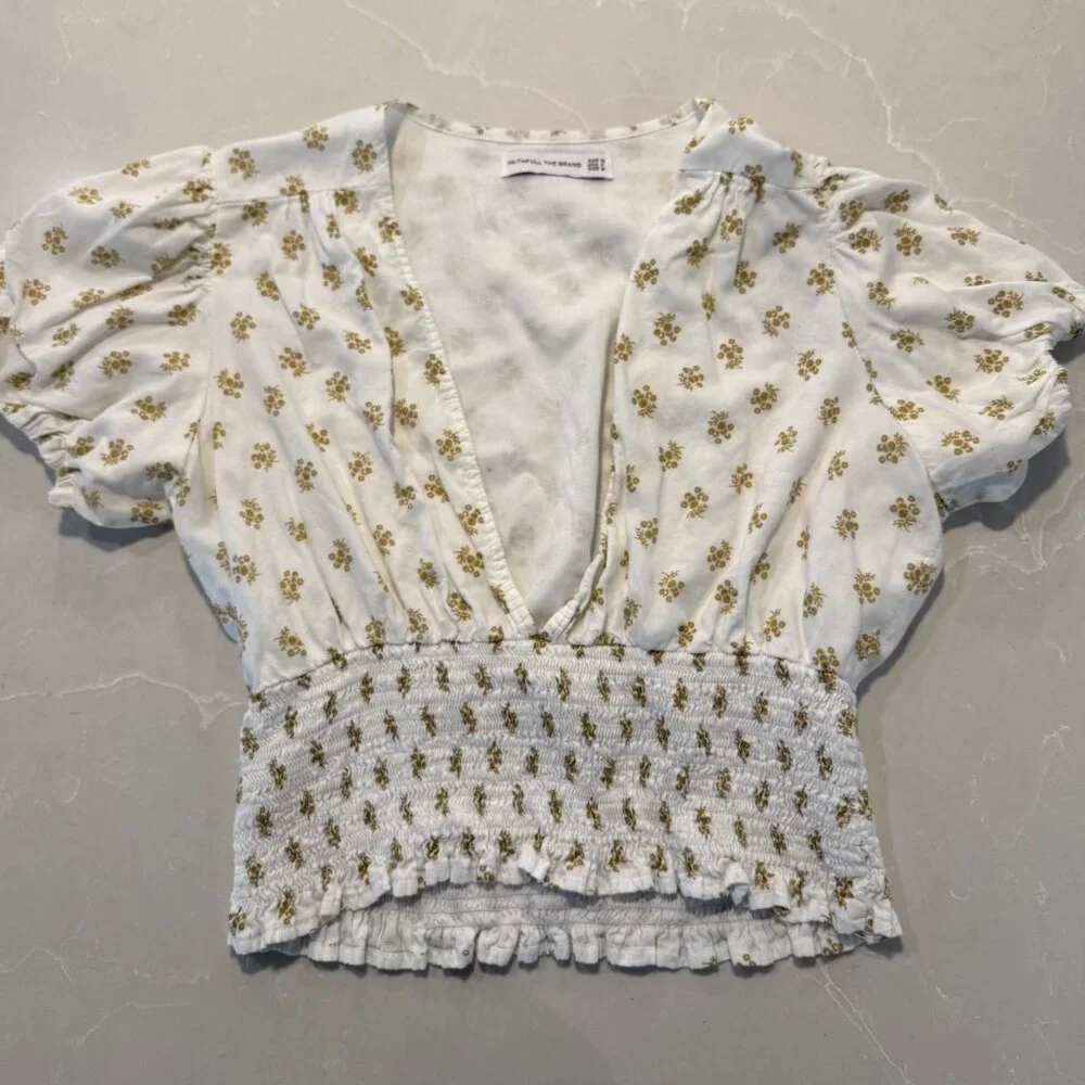 Faithfull the Brand Alba Top in Cairo Floral (M)